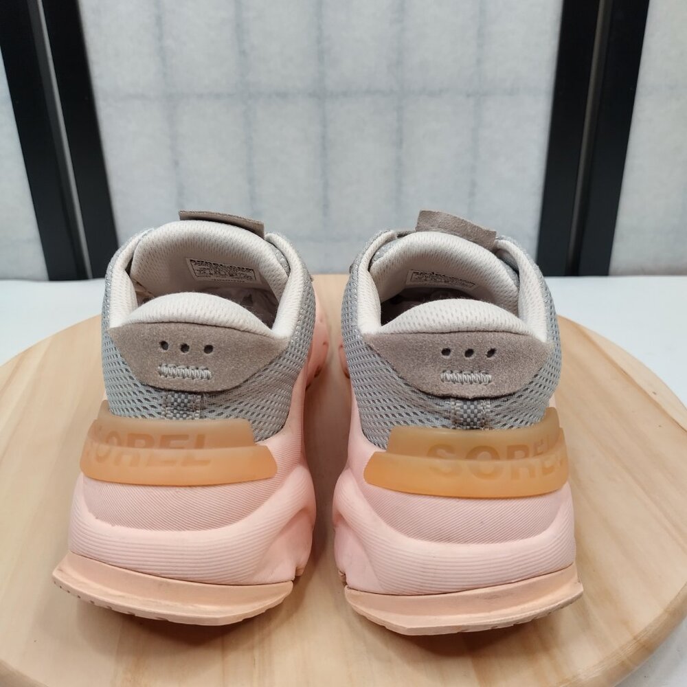 Sorel Kinetic RNEGD Sneakers Grey Pink Running Shoes Sneakers Women US 7.5 - Picture 6 of 15